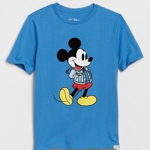 GAP Blue Mickey Mouse Graphic Tee